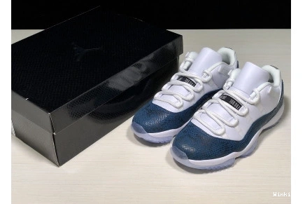 11 JORDAN - LOW CD6846-102 NAVY SNAKE (2019) RETRO 0815